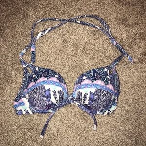 Victoria’s Secret Paisley Push-up Swim Top